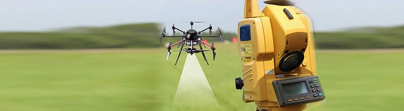 Figura 6. Topografia e drones.